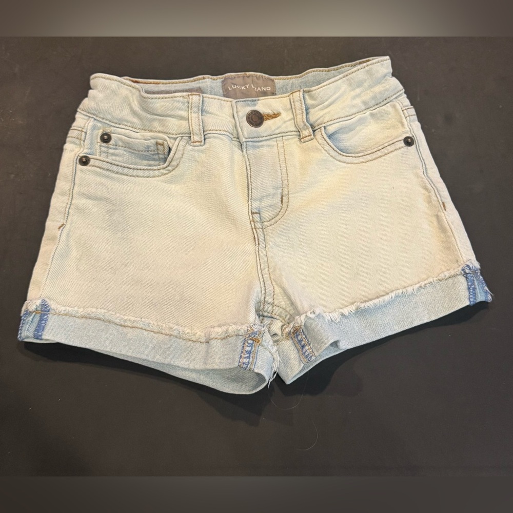 Lucky Brand Light Blue Jean Shorts Girls X6